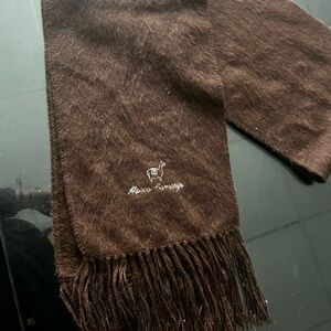 Alpaca Camargo Luxurious Brown Scarf